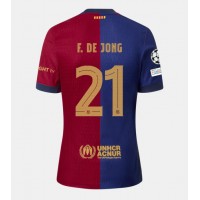 Barcelona Frenkie de Jong #21 Domaci Dres 2024-25 Kratak Rukav